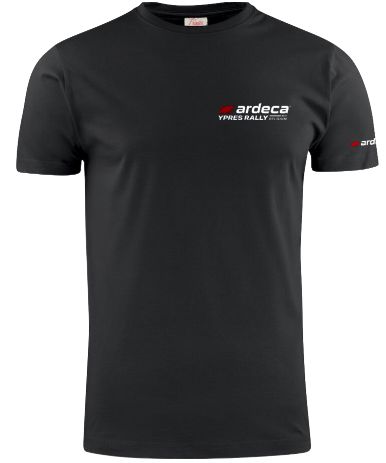 Ardeca Ypres Rally Black Logo T-Shirt