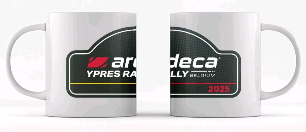 Ardeca Ypres Rally 2025 Plaque Mug