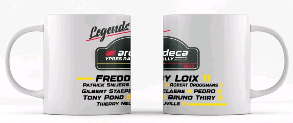 Ardeca Ypres Rally 2025 Legends Mug