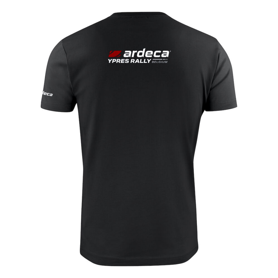 Ardeca Ypres Rally Black Logo T-Shirt