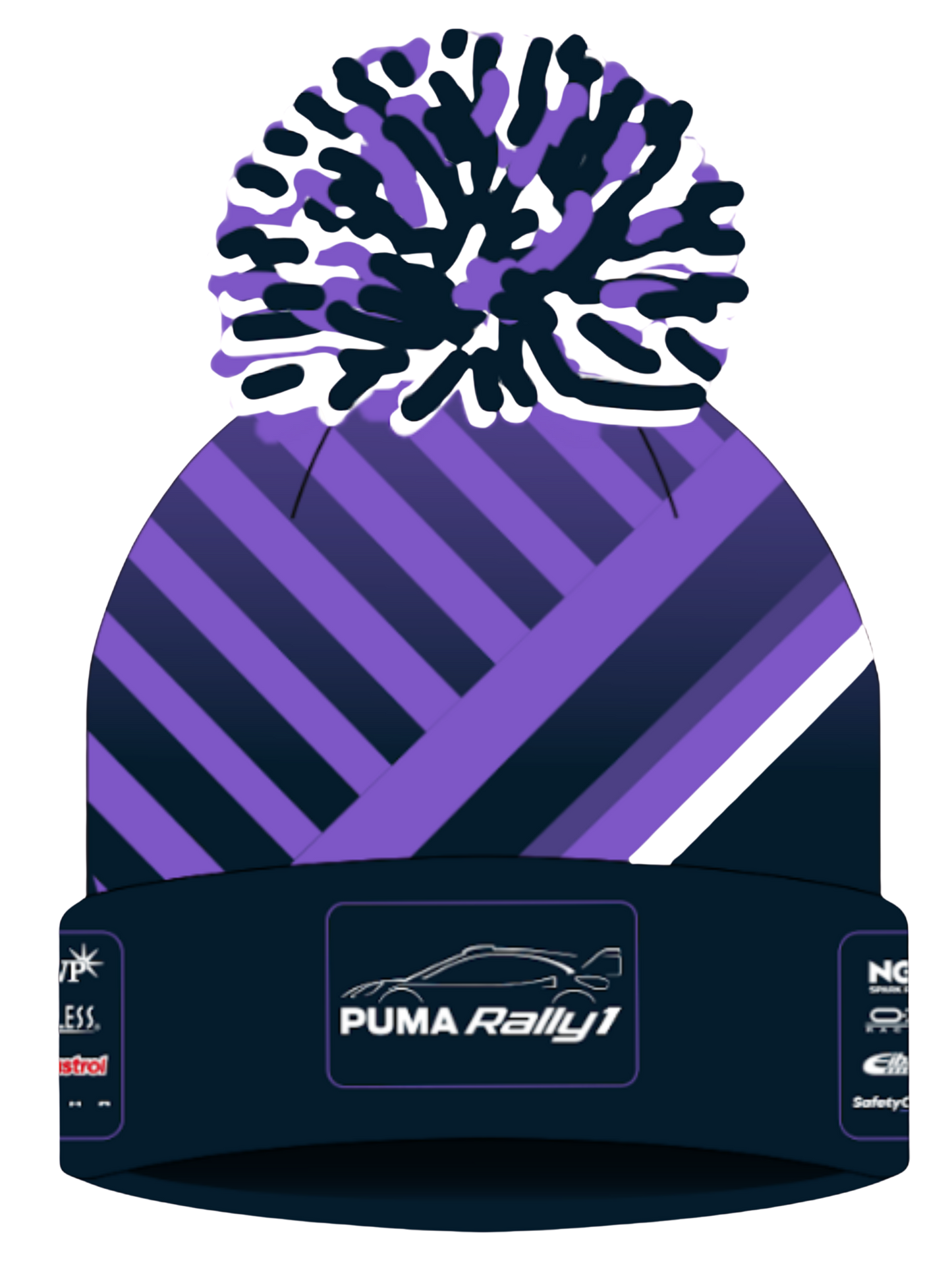 M-Sport 2025/2026 Purple Bobble Hat