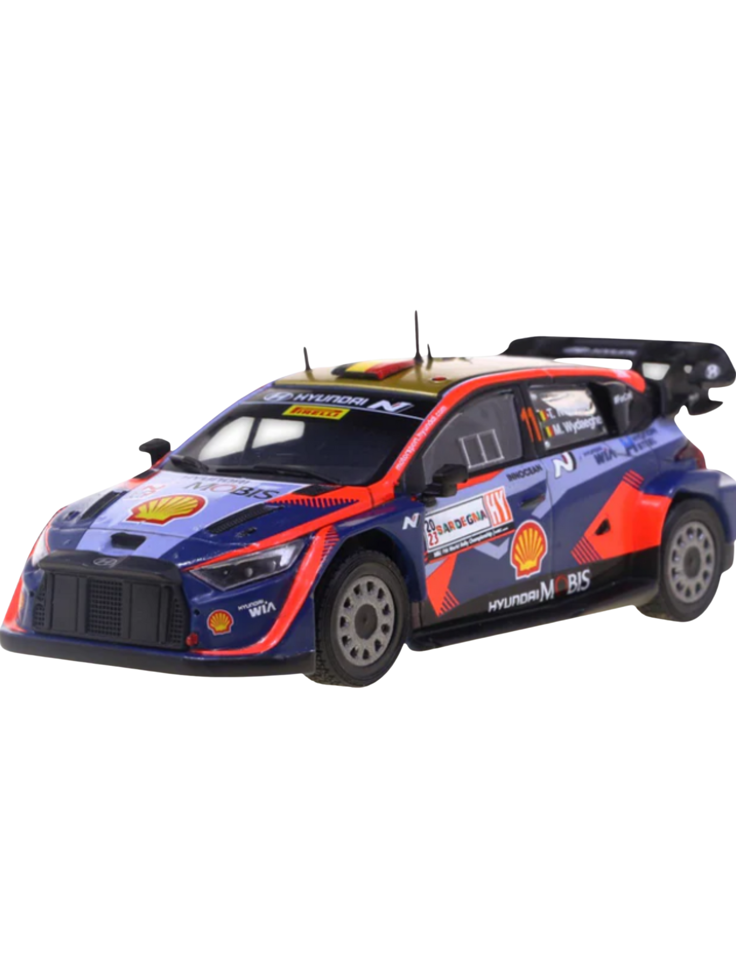 Hyundai- Neuville- Sardinia 2023- 1/43 Scale- by Hyundai
