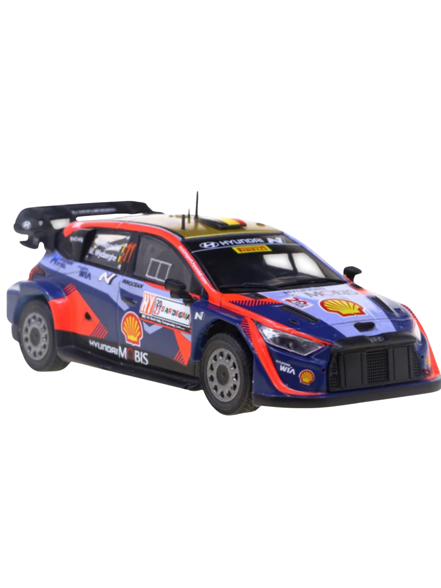 Hyundai- Neuville- Sardinia 2023- 1/43 Scale- by Hyundai