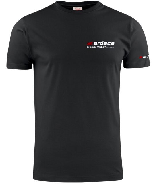 Ardeca Ypres Rally Black Logo T-Shirt