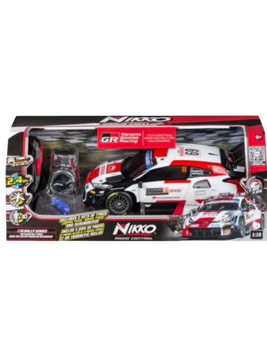 Remote Control Toyota Gazoo Racing Kalle Rovanperä 1/16 Scale- Monte Carlo 2023
