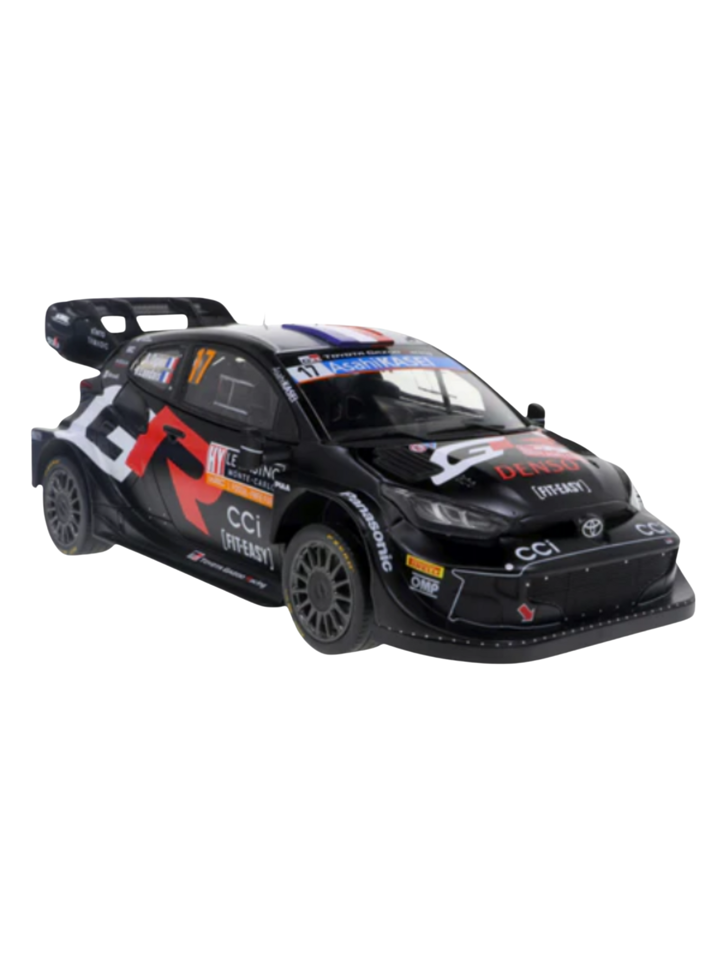 Toyota Gazoo Racing- Sébastien Ogier Monte Carlo 2024- 1/43 Scale- by Toyota