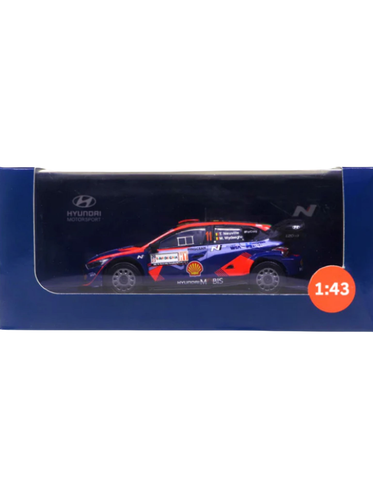 Hyundai- Neuville- Sardinia 2023- 1/43 Scale- by Hyundai