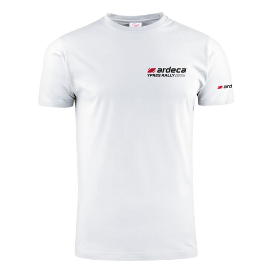 Ardeca Ypres Rally White Logo T-Shirt