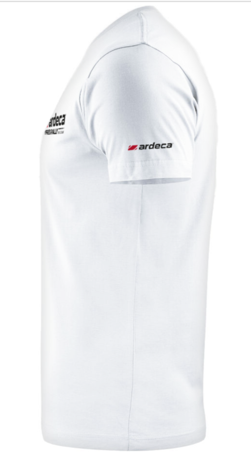 Ardeca Ypres Rally White Logo T-Shirt